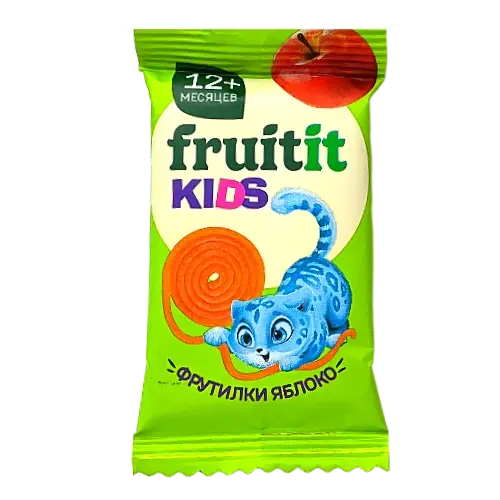 Пастилки Фрутилки Яблоко FRUIT IT KIDS , 15г
