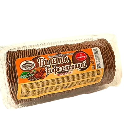 Галеты"Кофе с корицей" на фруктозе, 250гр.
