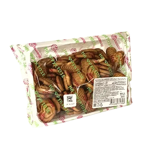Печенье "Добрая сказка" с гречневой мукой на фруктозе, 300гр.