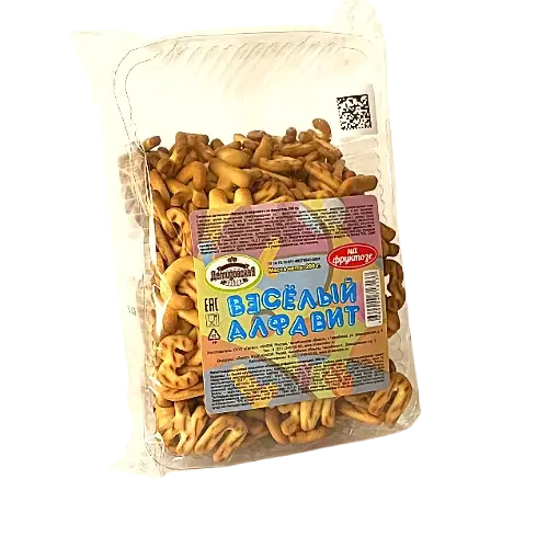 Печенье затяжное "Весёлый алфавит" на фруктозе, 200гр.
