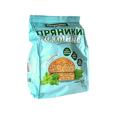 Пряники мятные на фруктозе, 350гр.
