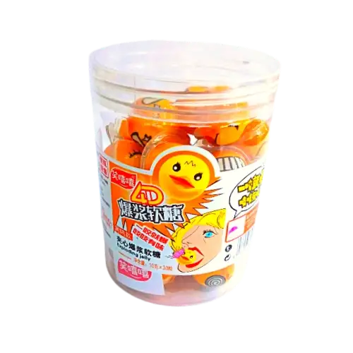 Конфеты желейные с жидкой начинкой с эффектом «взрыва вкуса» 30 шт по 10г 