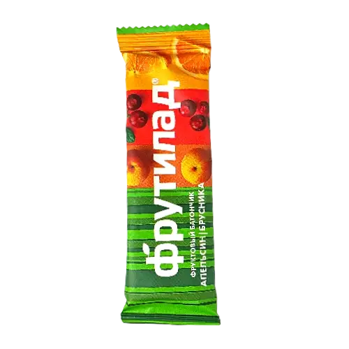 Фруктовый батончик Апельсин-Брусника "Фрутилад",30г